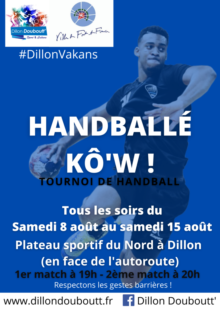 Planning Tournoi Handballé Kô’w !